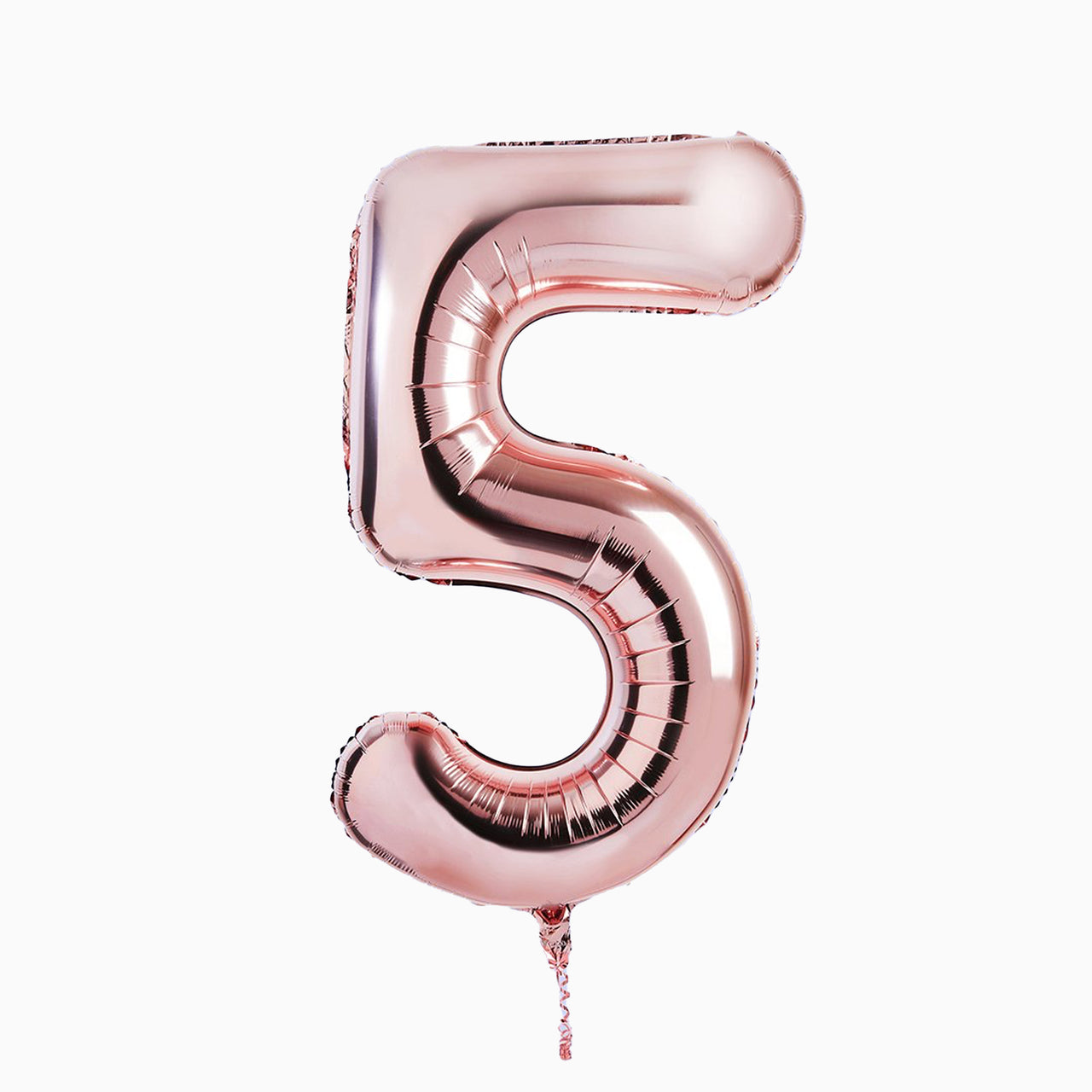 Balloons-HBNB115 - Rose Gold Number 5 Foil 34" Balloon-Hootyballoo