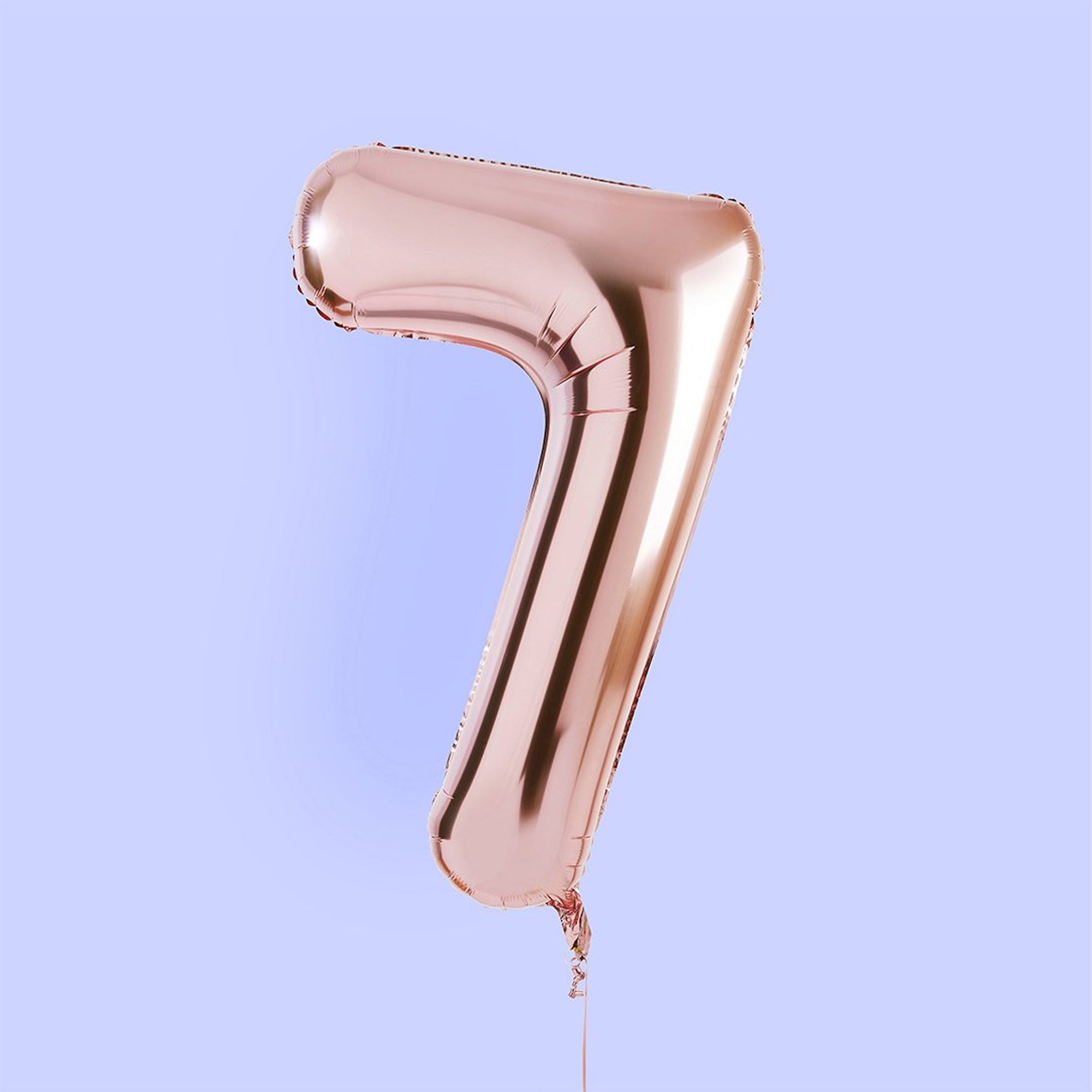 Balloons-HBNB117 - Rose Gold Number 7 Foil 34" Balloon-Hootyballoo