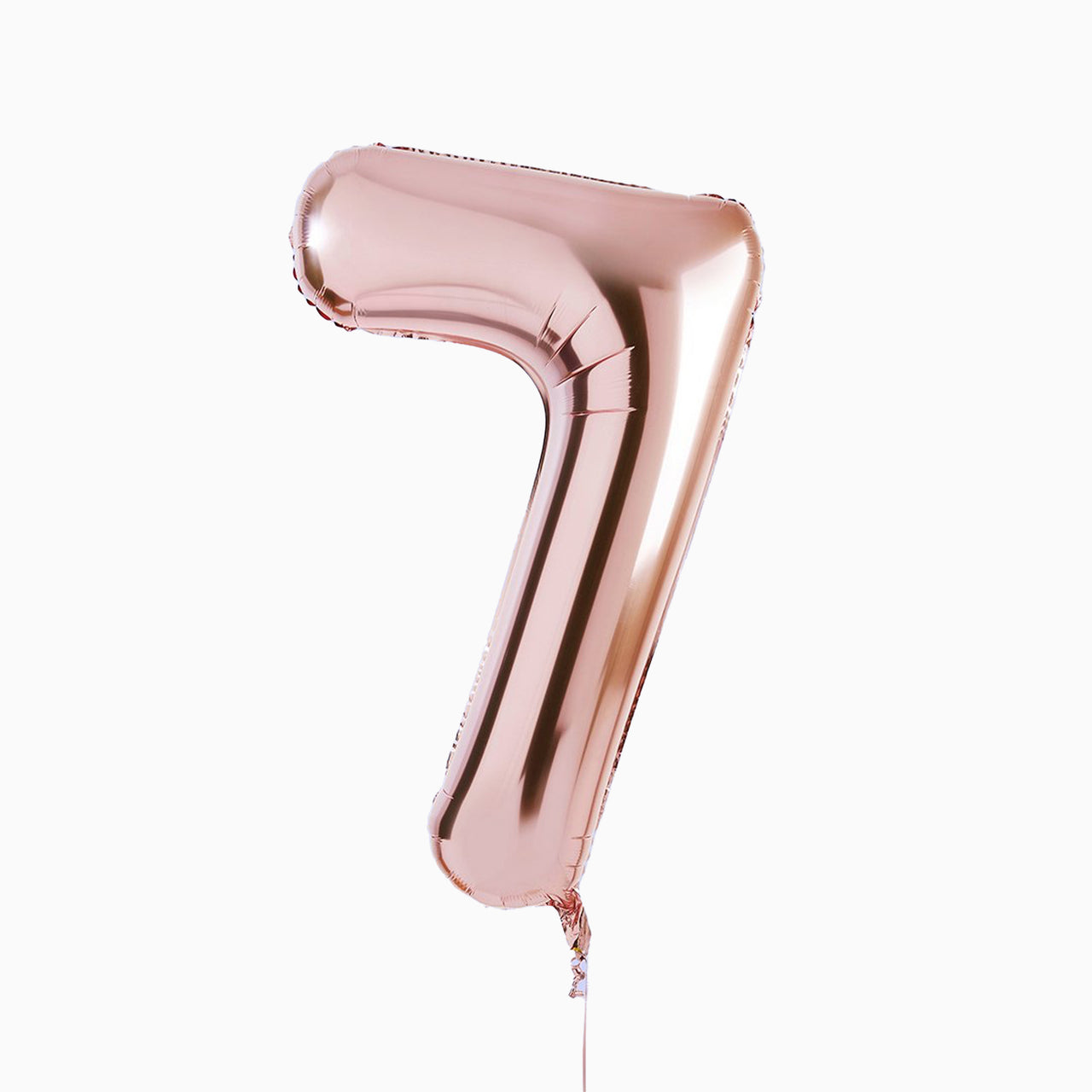 Balloons-HBNB117 - Rose Gold Number 7 Foil 34" Balloon-Hootyballoo