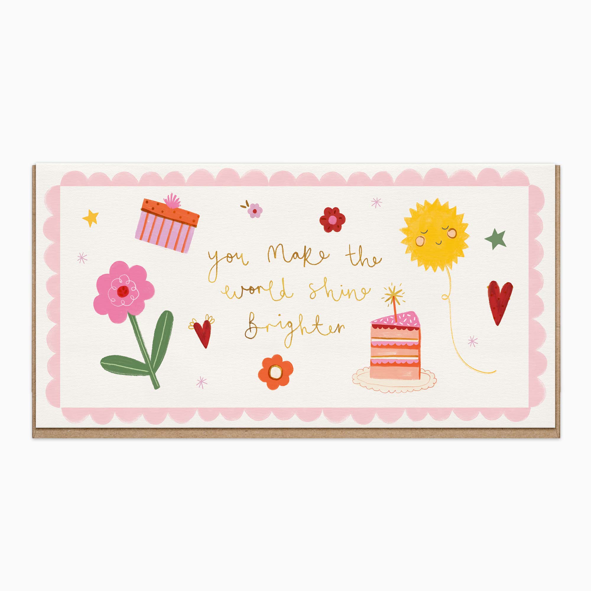 Greeting Card-H186 - Shine Brighter Card-Whistlefish