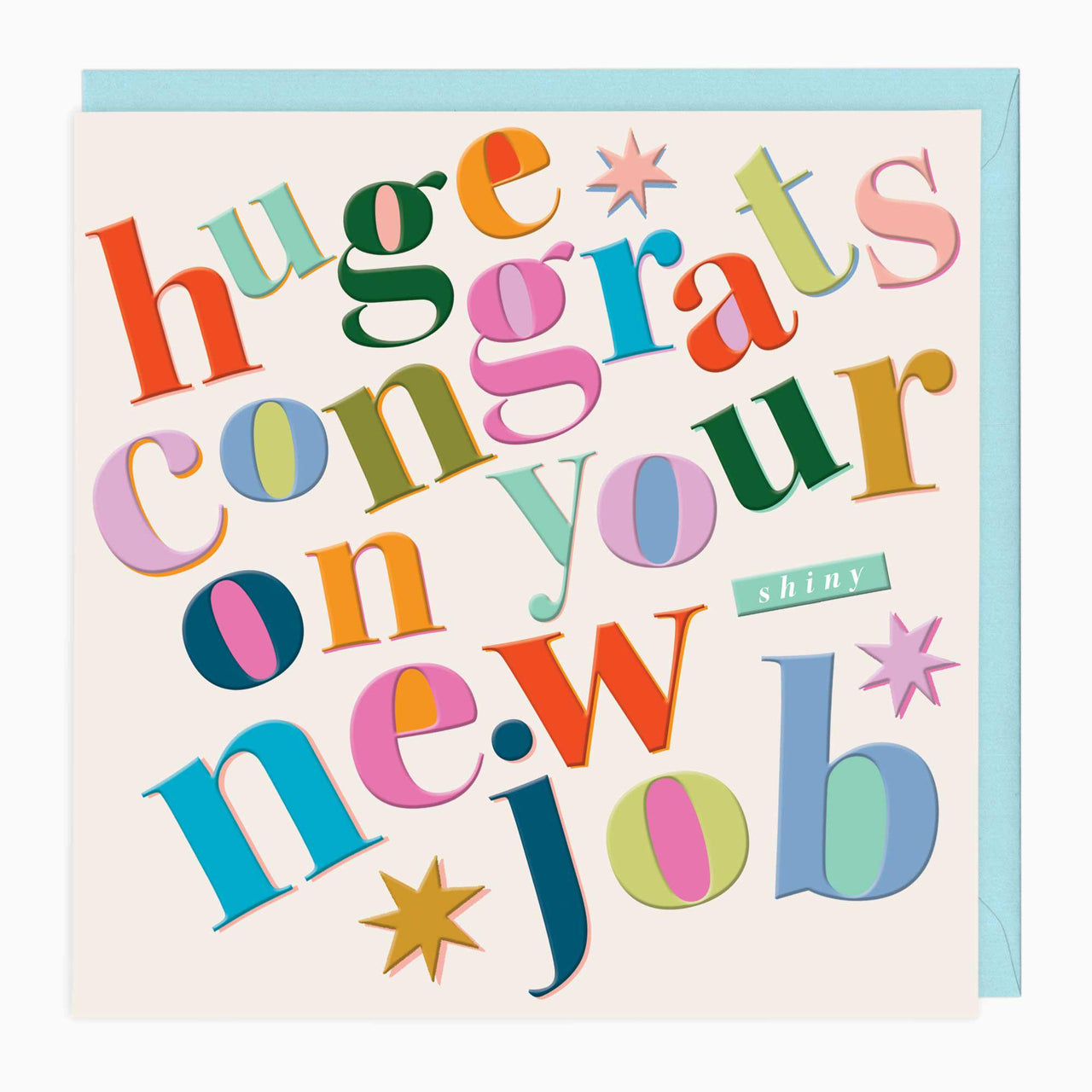 Greeting Card-G397 - Shiny New Job Card-Whistlefish
