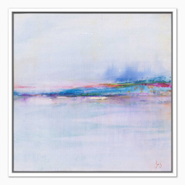 Canvas-ICC128F - Shoreline Framed Canvas-Iris Clelford