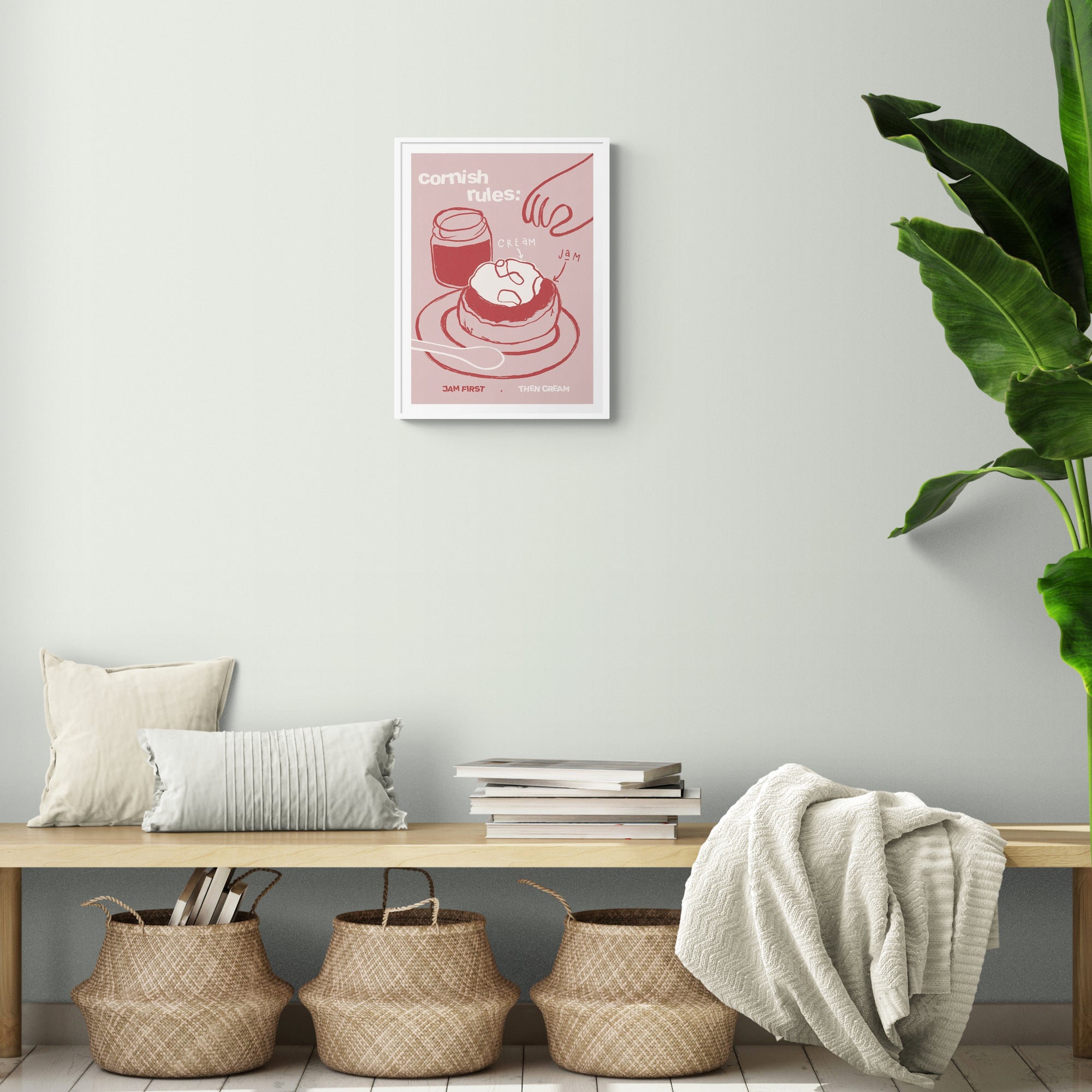 Cornish Rules Small Framed Print - Whistlefish