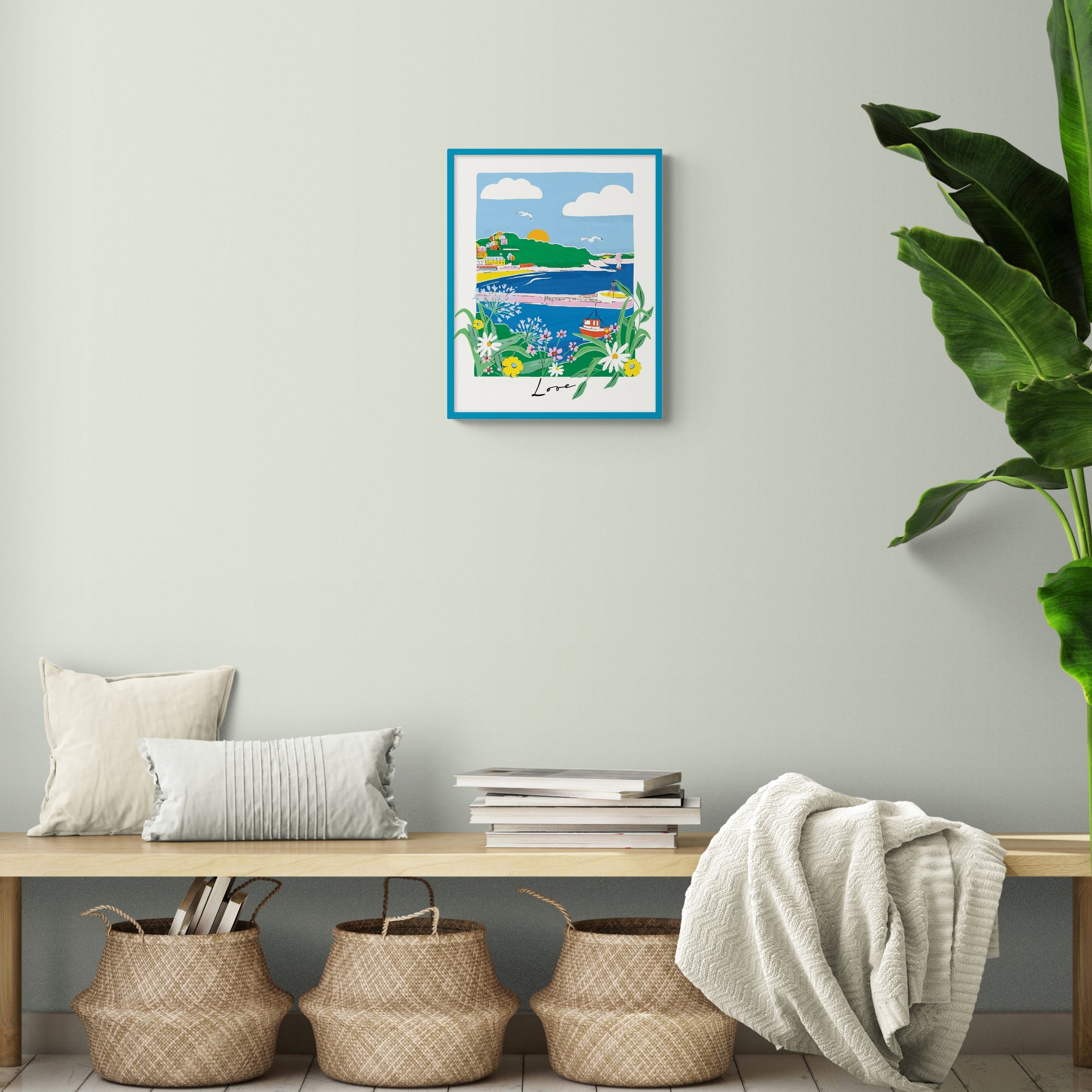 Looe Brights Framed Print - Whistlefish