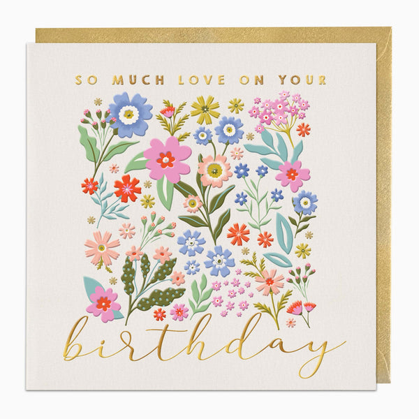 Greeting Card-H220 - So Much Love Birthday Card-Whistlefish