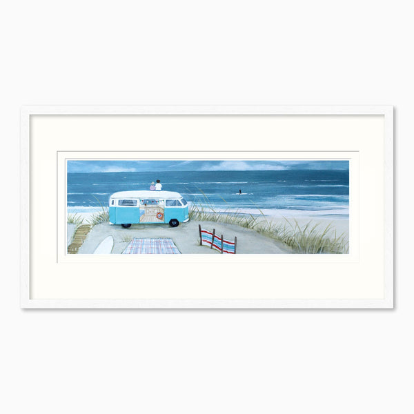 Social Distancing Framed Print - Whistlefish