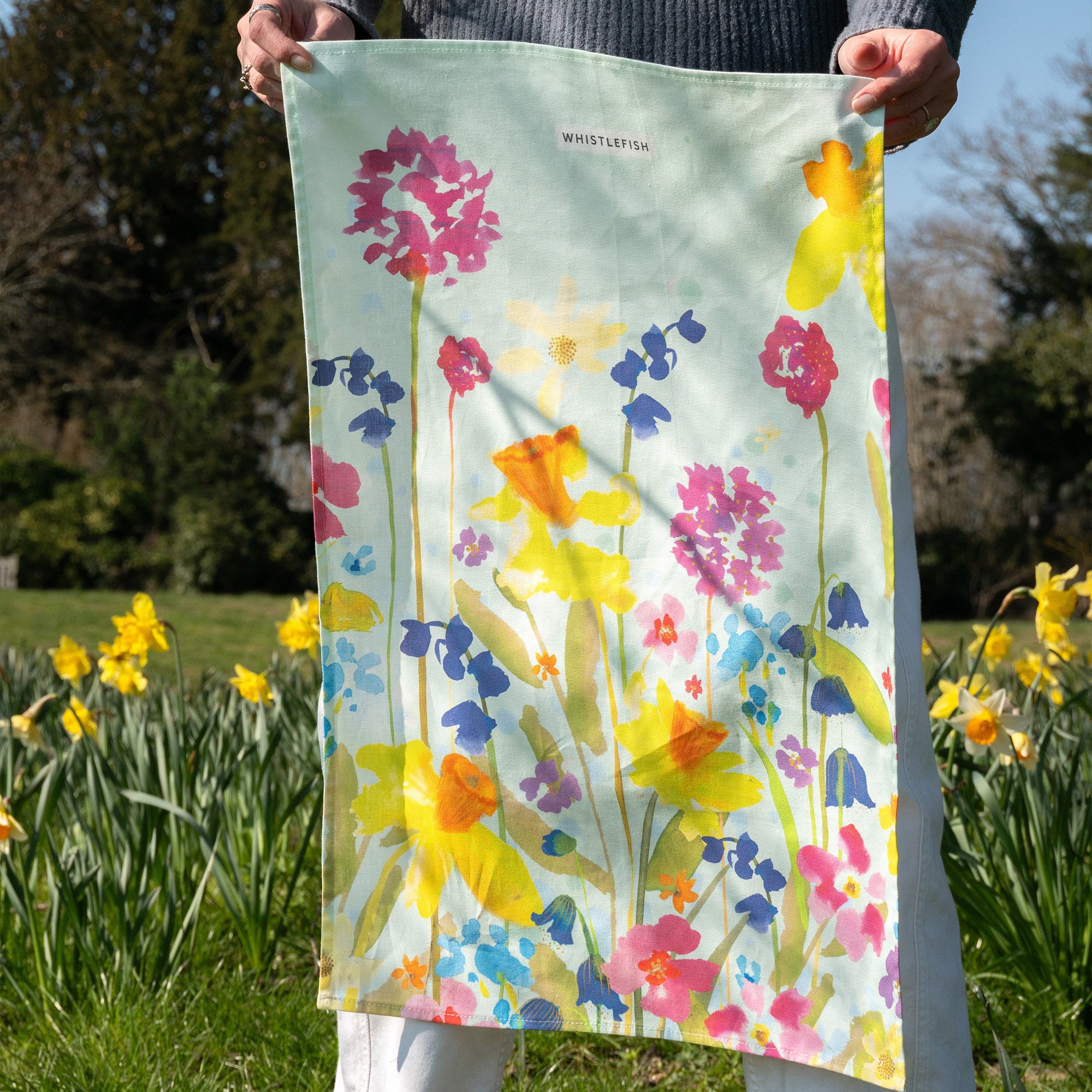 Tea Towel-WTT330 - Sprinkle of Spring Tea Towel-Whistlefish