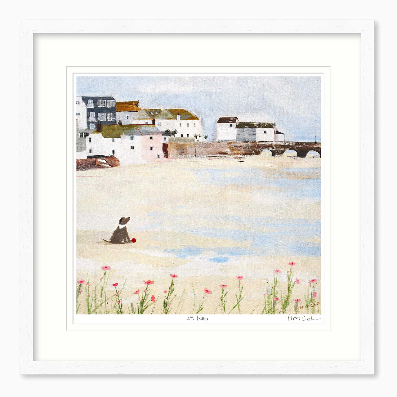 Framed Print-HC326F - St Ives Framed Print-Hannah Cole