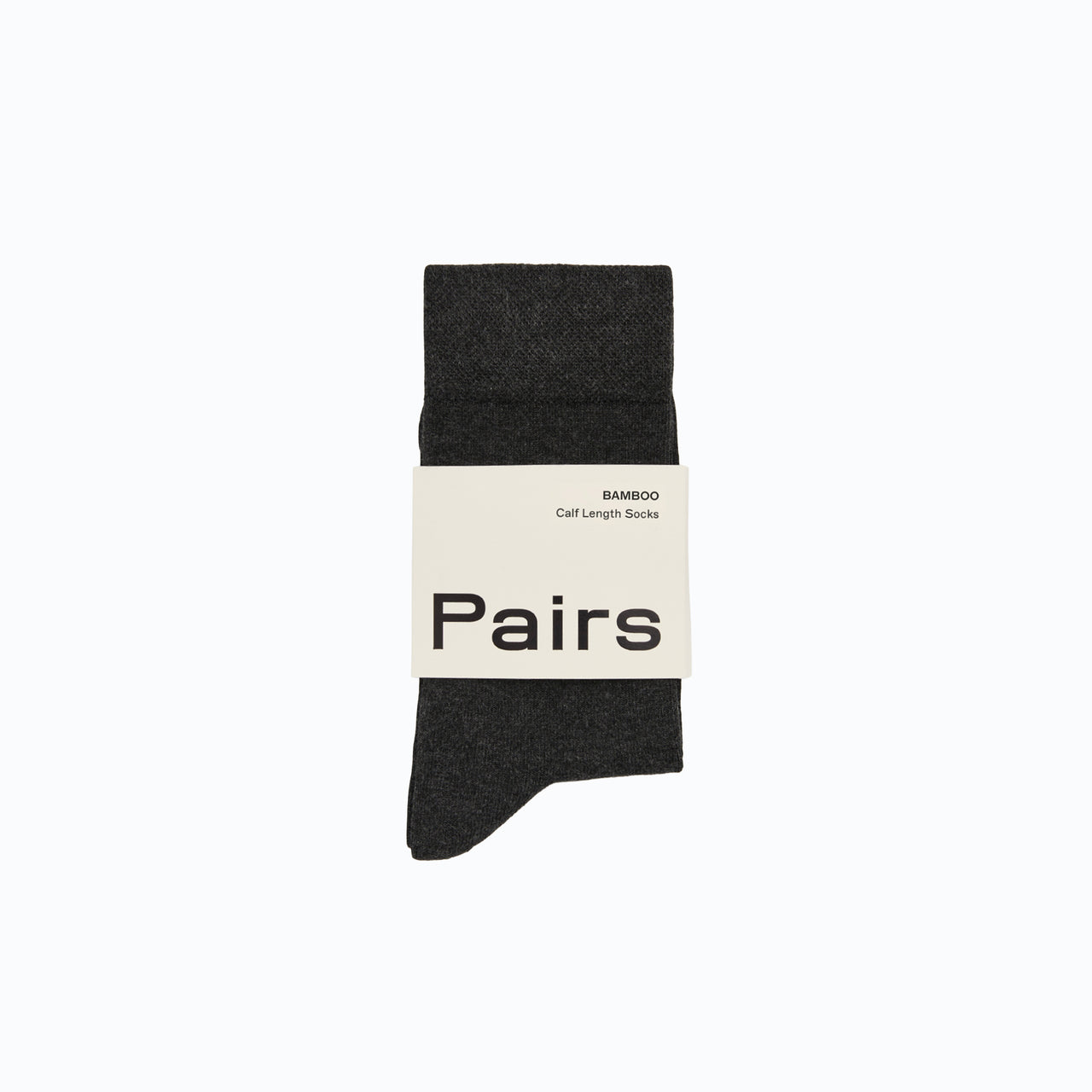 Socks-BAMCHARS25 - Storm Grey Bamboo Socks-Pairs Socks