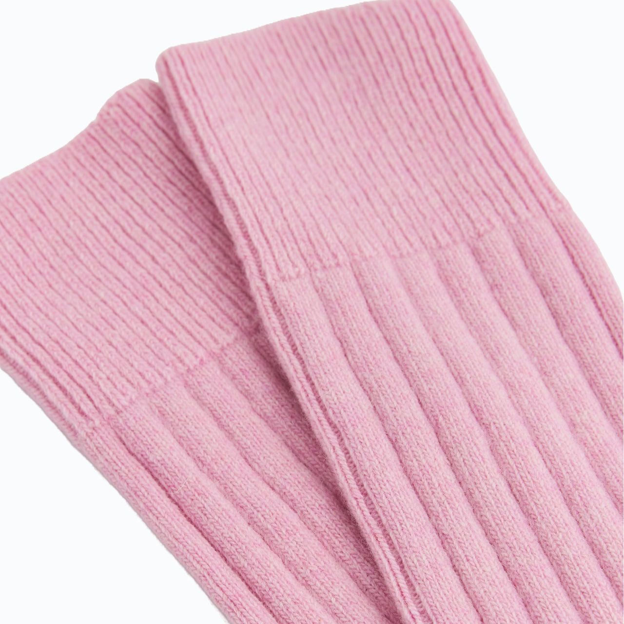 Socks-BEDWOLCANDL25 - Sugar Pink Merino Bed Socks-Pairs Socks