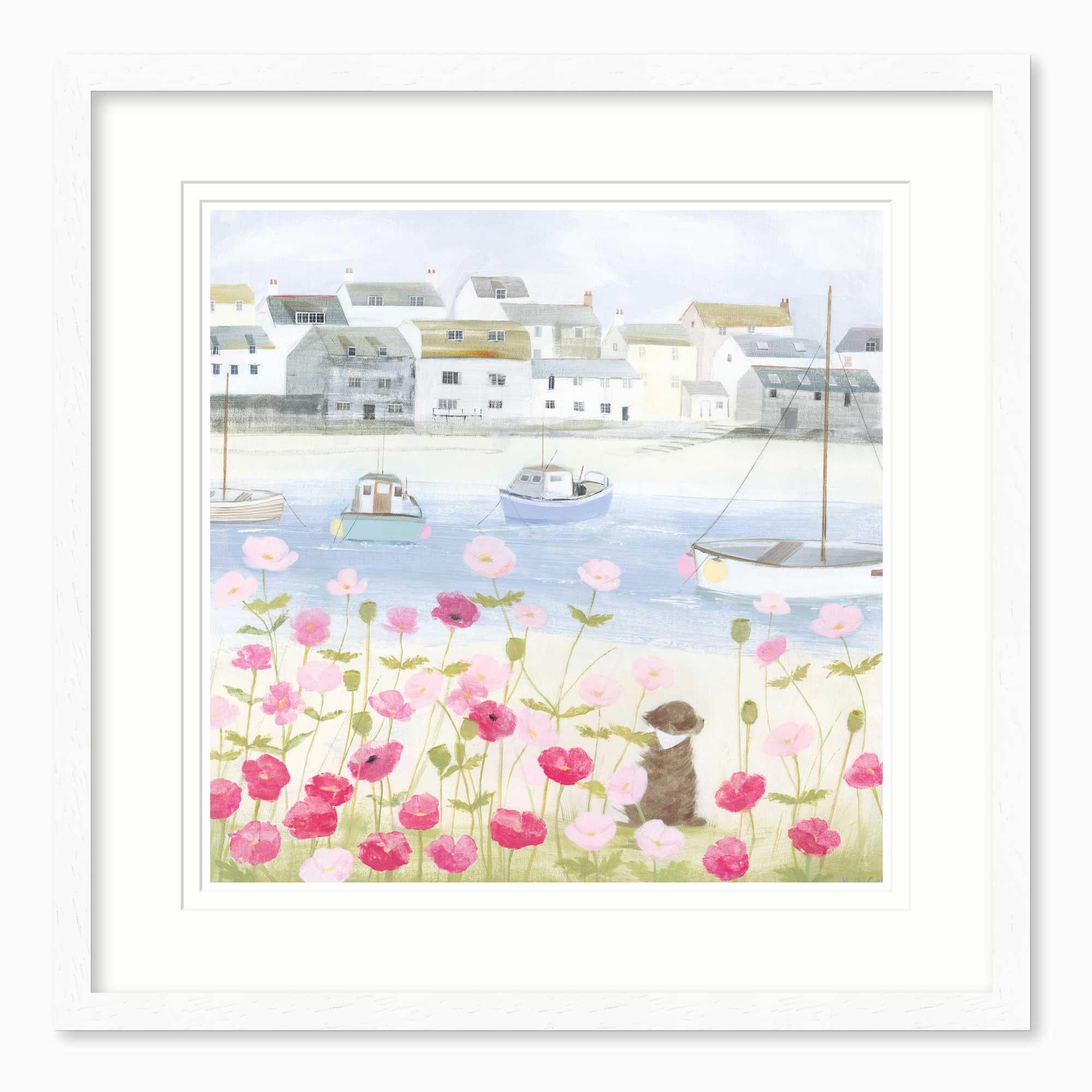 Framed Print-HC333F - Summer Breeze Framed Print-Hannah Cole