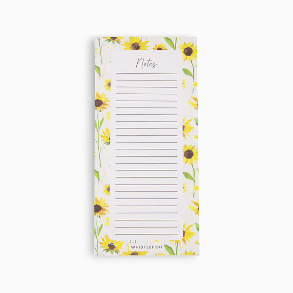 Sunflower Bloom List Pad - Whistlefish