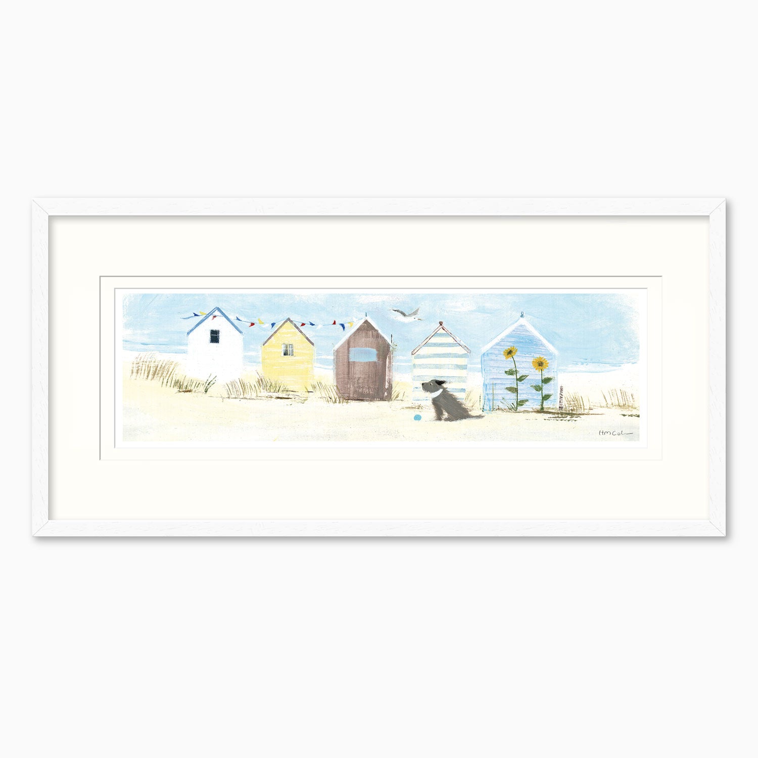 Framed Print-HC352F - Sunflowers Framed Print-Hannah Cole