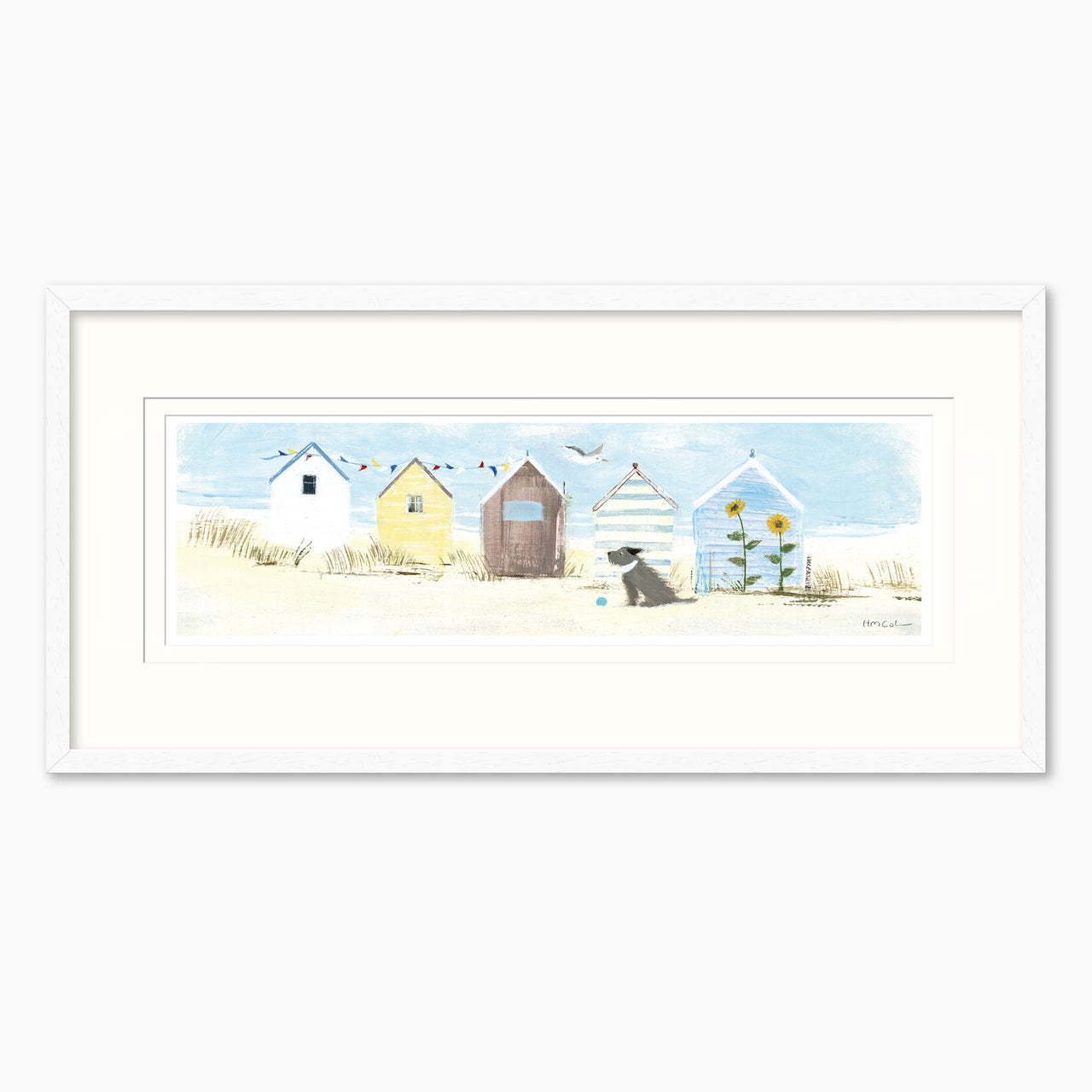 Framed Print-HC352F - Sunflowers Framed Print-Hannah Cole