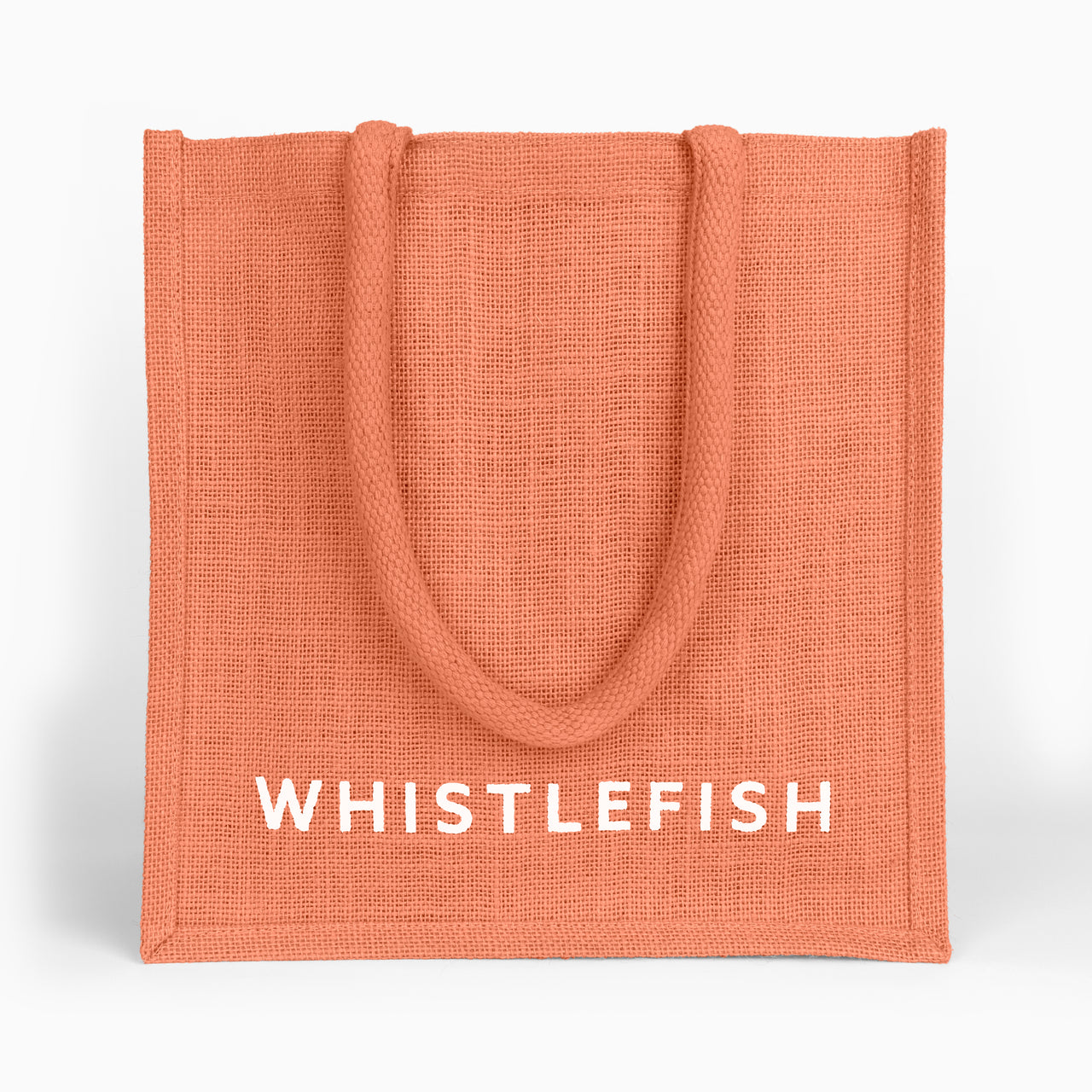 Small Jute Bag-JB215 - Tangerine Small Jute Bag-Whistlefish