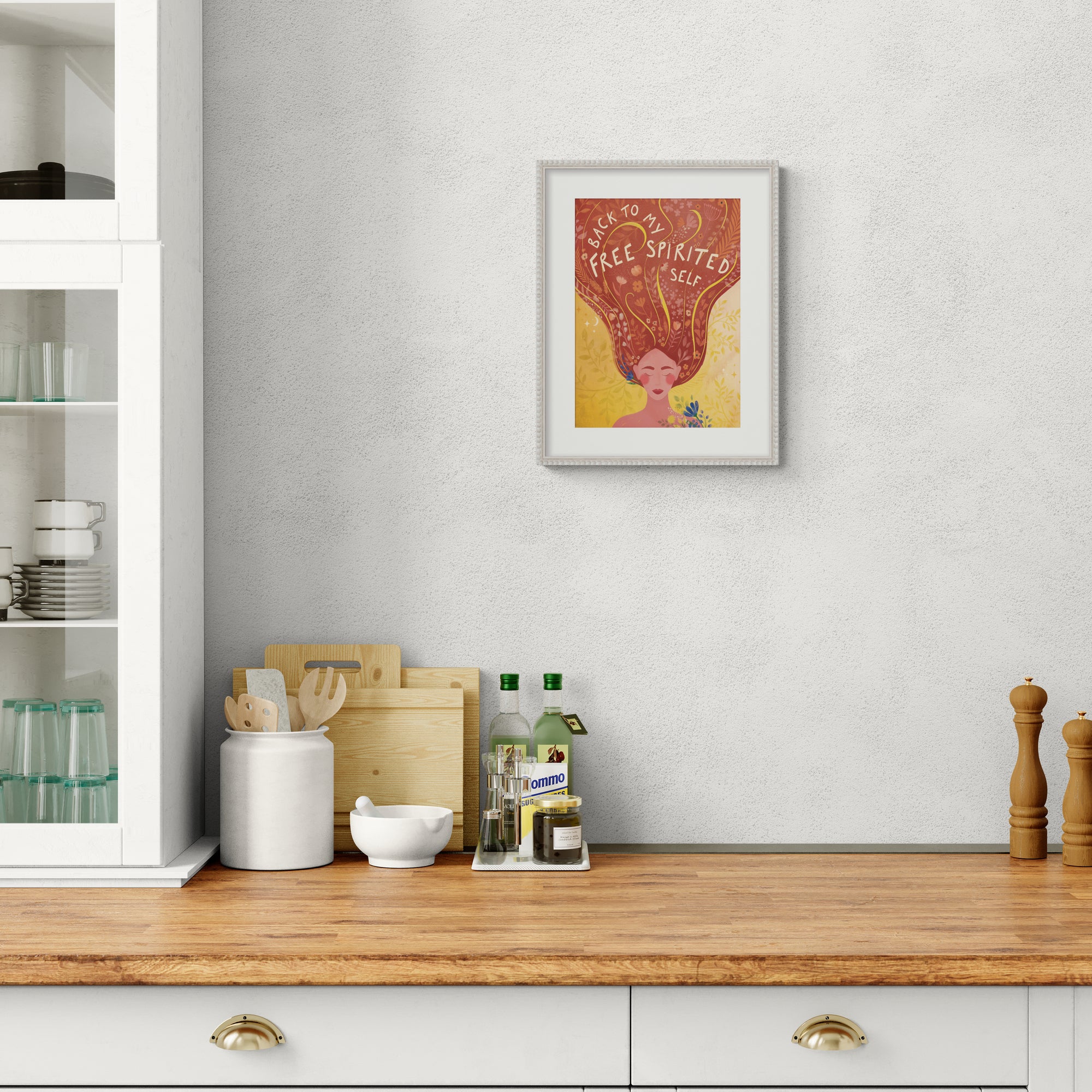 Back To My Free Spirit Framed Print - Whistlefish