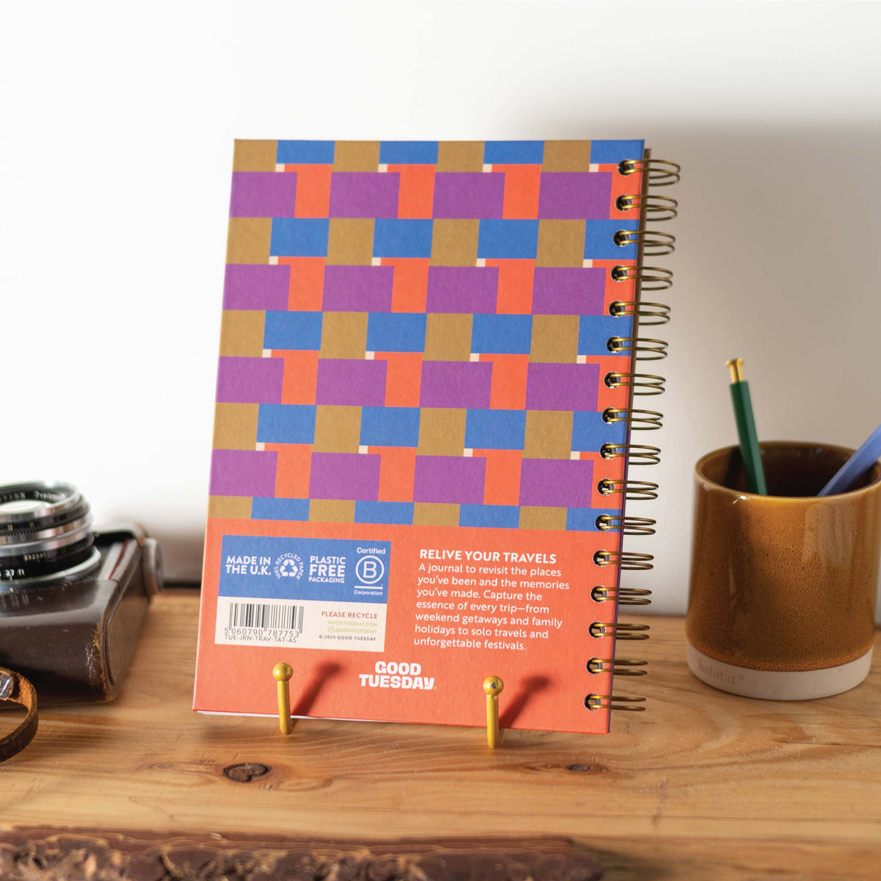 Journal-TUE-JRN-TRAV-TAT-A5 - Travel Memories Journal-Whistlefish & Co