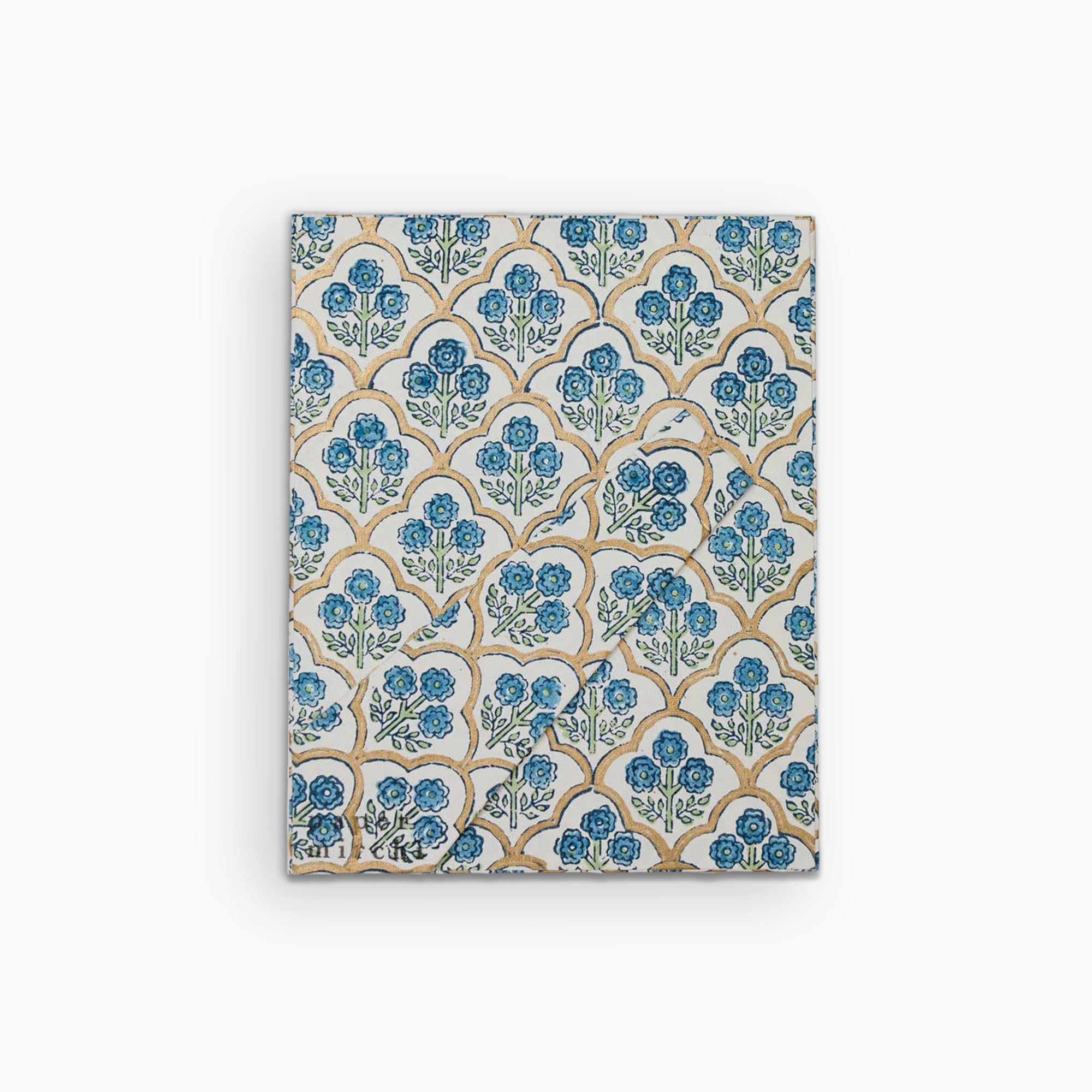 Picture Frame-PICBP03 - Trellis Indigo 5 x 7 Picture Frame-Paper Mirchi