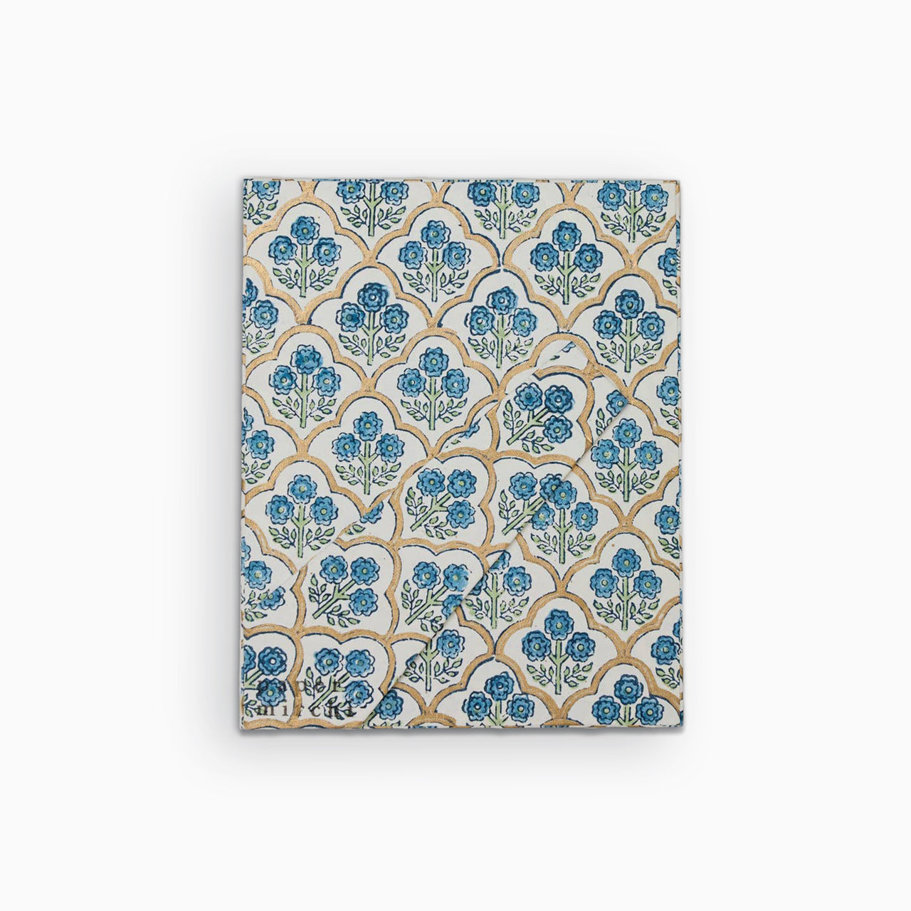 Picture Frame-PICBP03 - Trellis Indigo 5 x 7 Picture Frame-Paper Mirchi