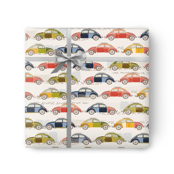 Vintage Car Wrapping Paper - Whistlefish