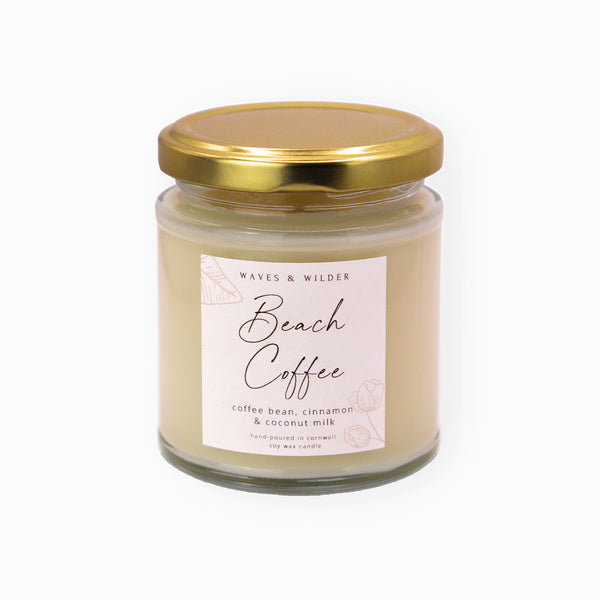 Candle-WWC06 - Waves & Wilder Soy Candle Beach Coffee-Waves & Wilder