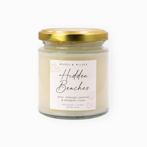 Candle-WWC04 - Waves & Wilder Soy Candle Hidden Beaches-Waves & Wilder