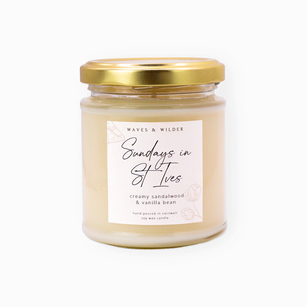 Waves & Wilder Soy Candle St Ives - Whistlefish