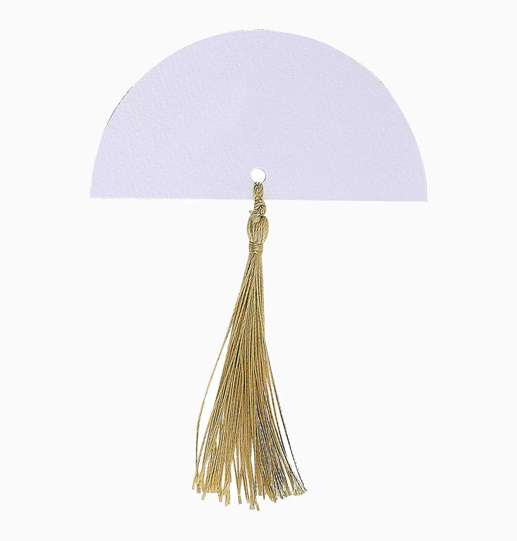 Place Cards-ML-105 - Wedding Place Cards With Gold Tassels-Ginger Ray