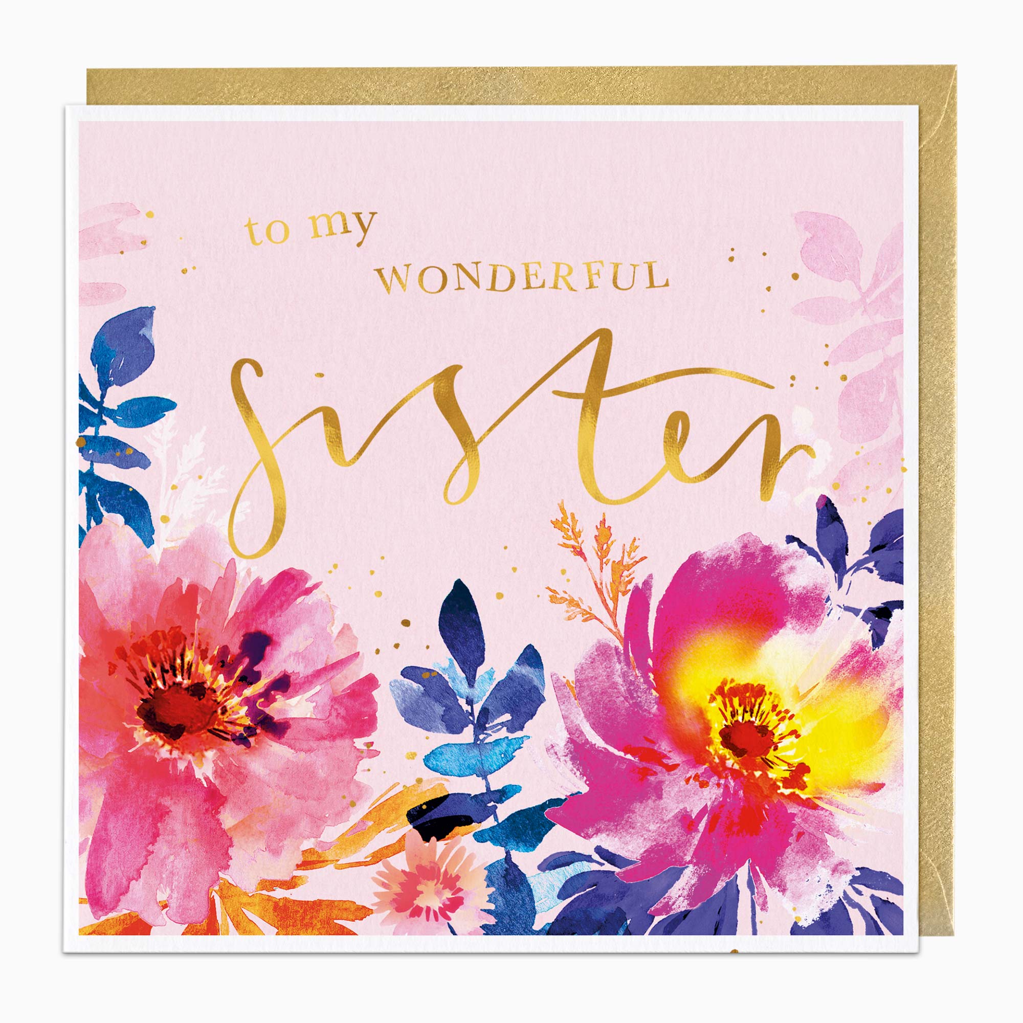 Greeting Card-H070 - Wonderful Sister Card-Whistlefish