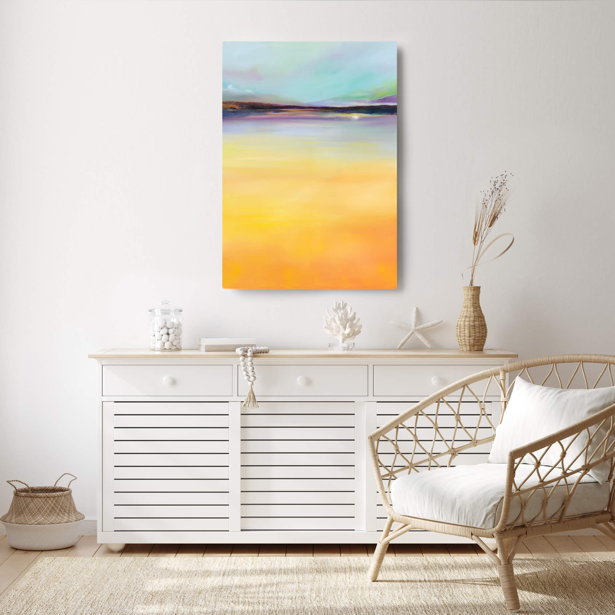Canvas-ICC105 - Yellow Haze Large Canvas-Whistlefish