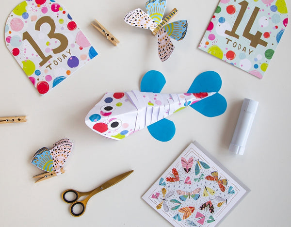 Fun and easy paper crafts for kids - great activities for children on a rainy day - Whistlefish