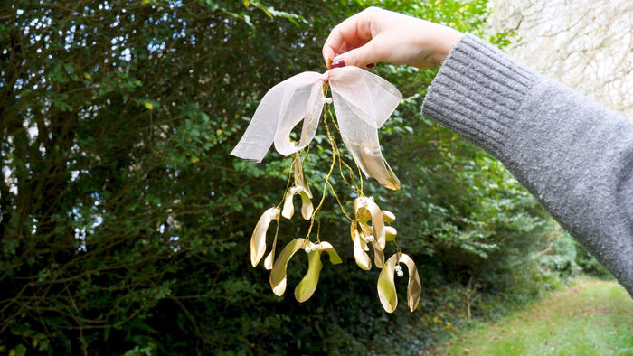 How to Make Your Own Brass Mistletoe for Christmas