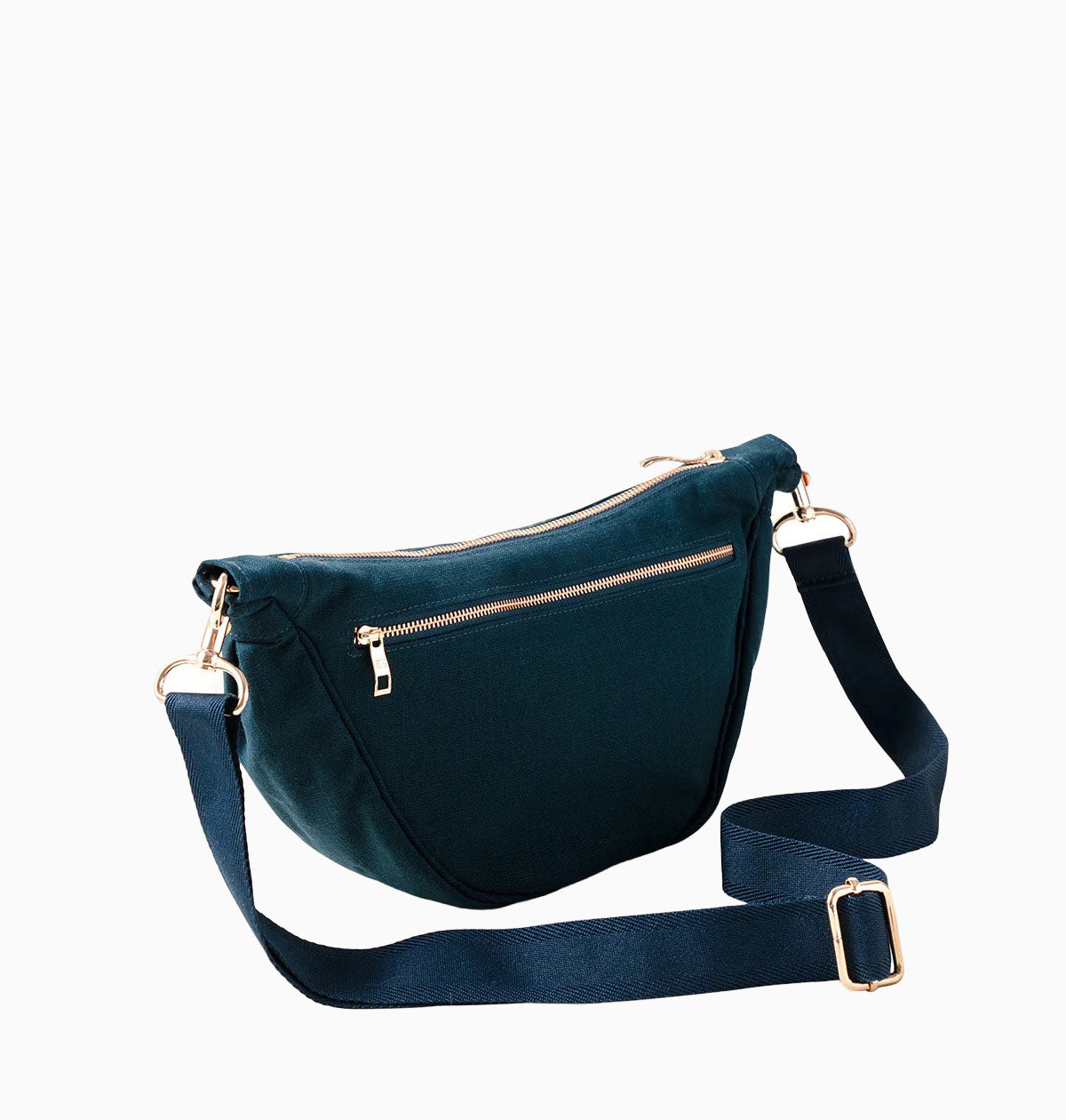 Crossbody Sling Bag-14827 - Turtle Velvet Crossbody Bag-Elizabeth Scarlett