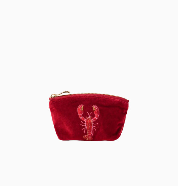 Coin Purse-16234 - Lobster Velvet Coin Purse-Elizabeth Scarlett