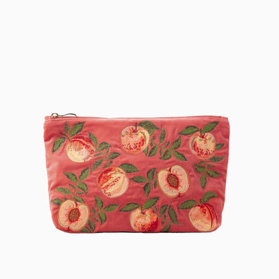 Spiced Coral Summer Peach Everyday Pouch - Whistlefish