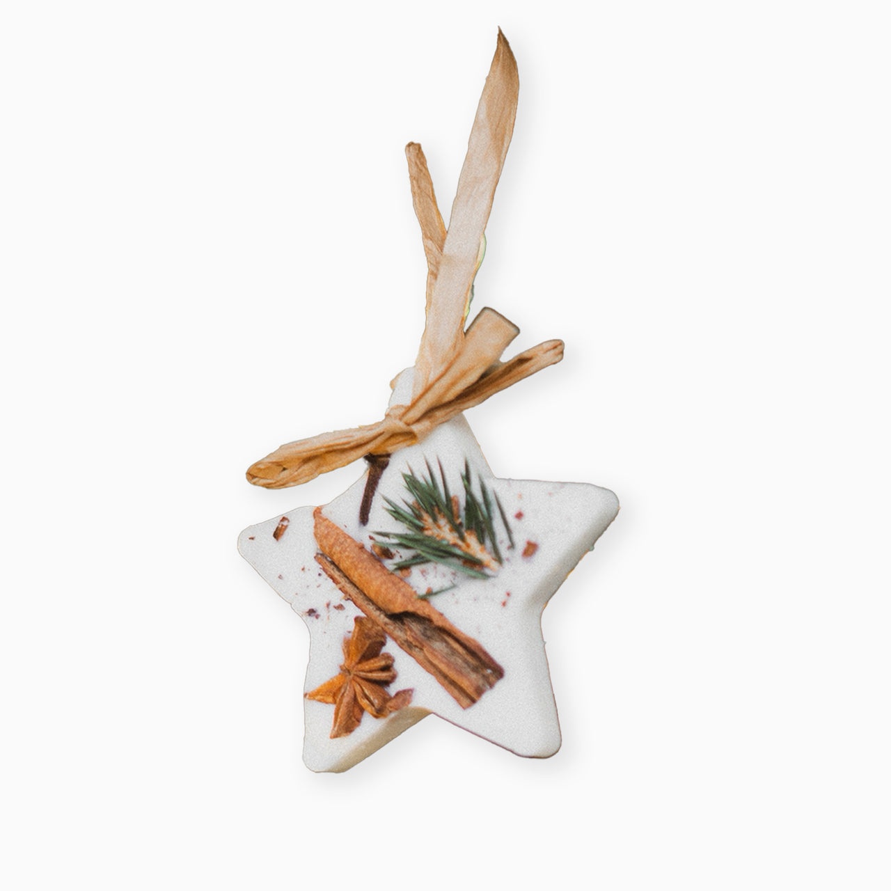 BOB08 - Cranberry Orange and Cinnamon Star Scented Christmas Tree Decoration