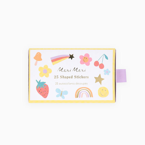 287502 - Happy Icons Shaped Stickers