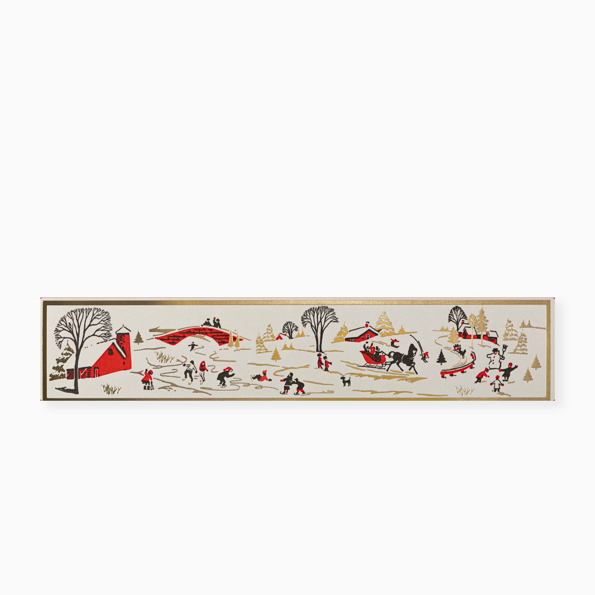 Winter Snowscape Christmas Long Safety Matches - Whistlefish