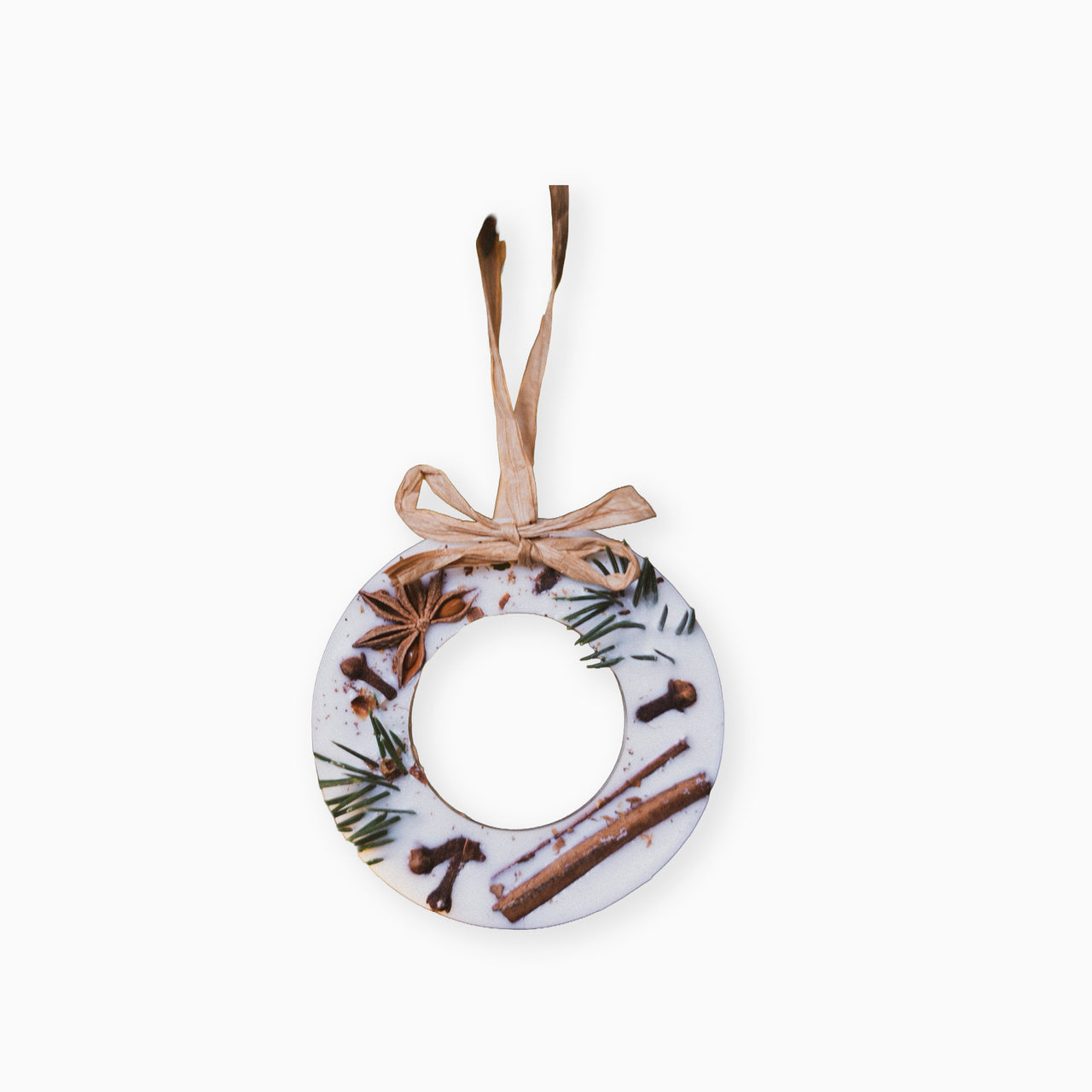 BOB10 - Cranberry Orange and Cinnamon Wreath Scented Christmas Tree Decoration