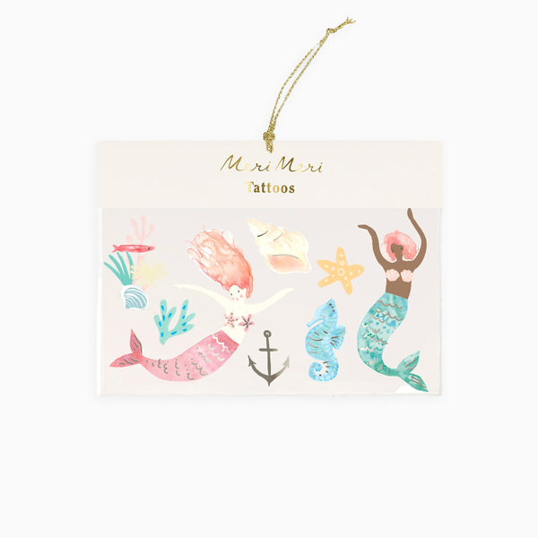 215902 - Mermaid Large Temporary Tattoos