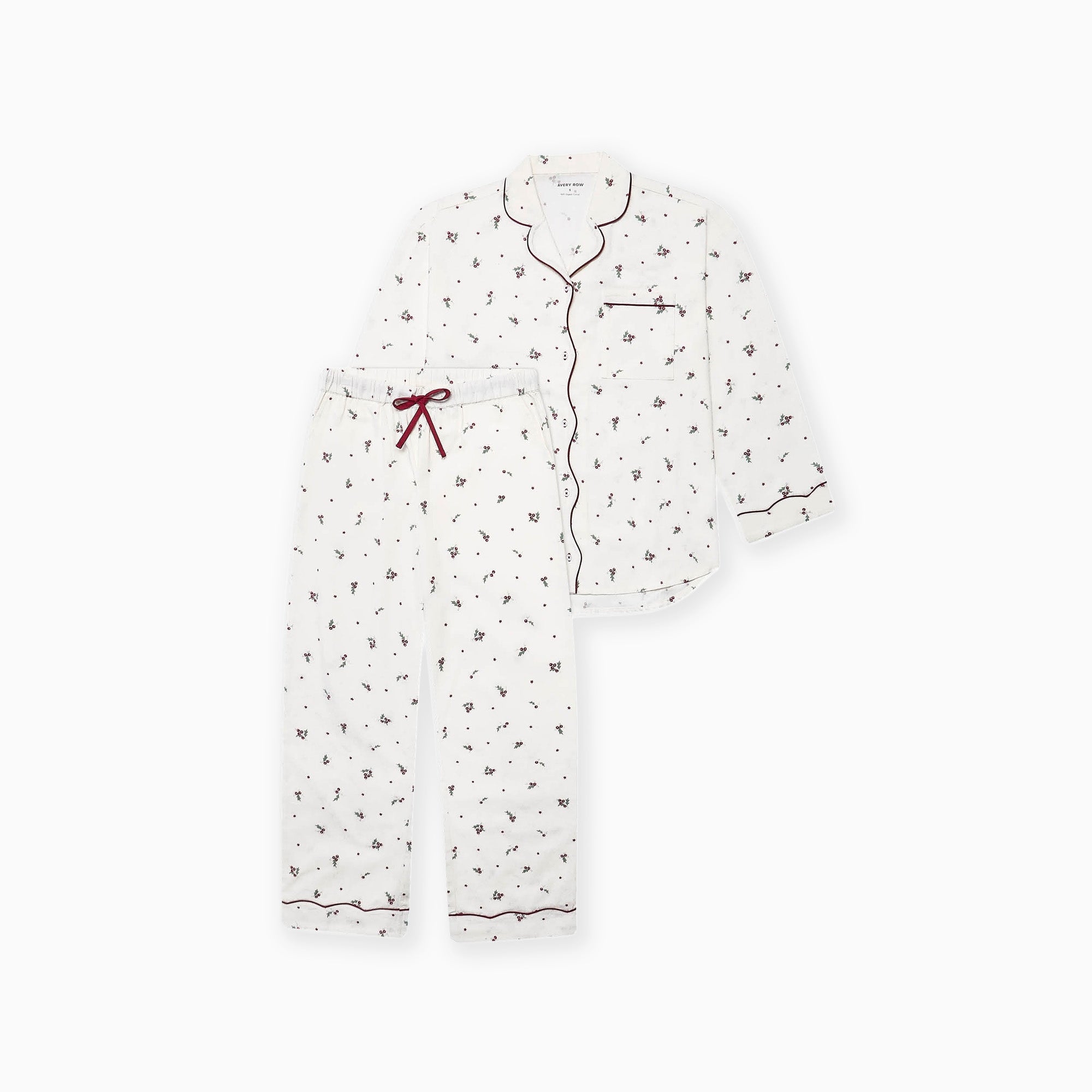 XPJ0SHSC - Holly Scatter Women's Flannel Pyjamas S
