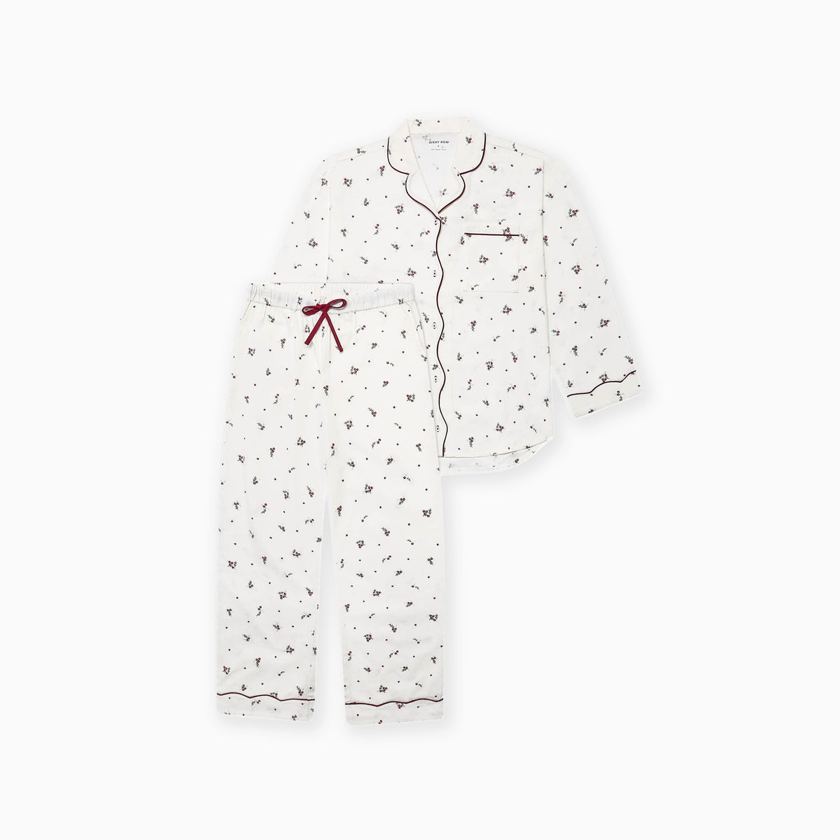 XPJ0SHSC - Holly Scatter Women's Flannel Pyjamas S