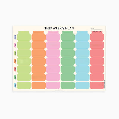Citrus Splash Magnetic Planner - Whistlefish