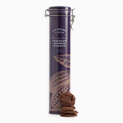 C&B Chocolate Brownie Biscuits in Tin 300g - Whistlefish