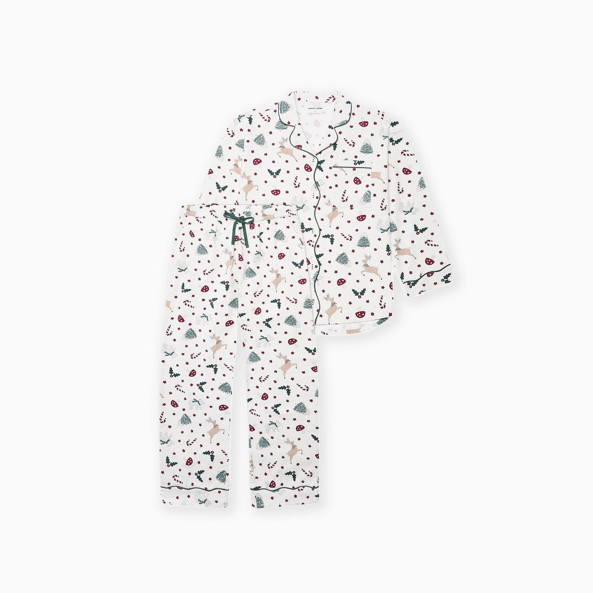 XPJ0MCCA - Christmas Carousel Women's Flannel Pyjamas M
