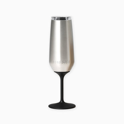 Huski Champagne Flute Brushed Stainless - Whistlefish