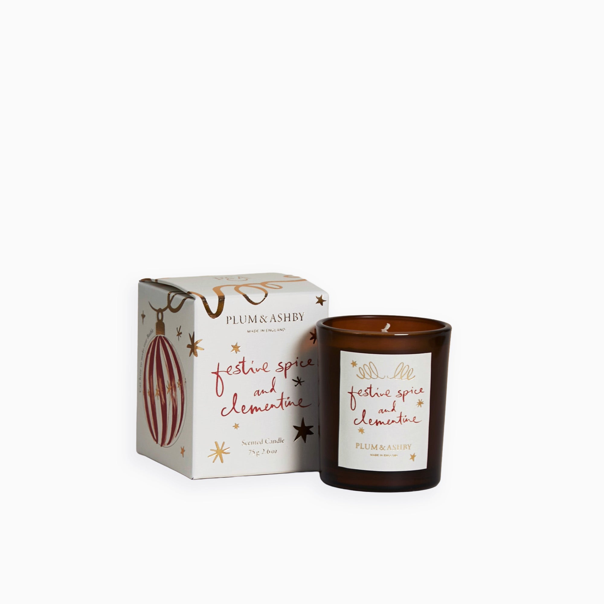 CANDLE-FESTSPCLEMVOT - Festive Spice and Clementine Votive