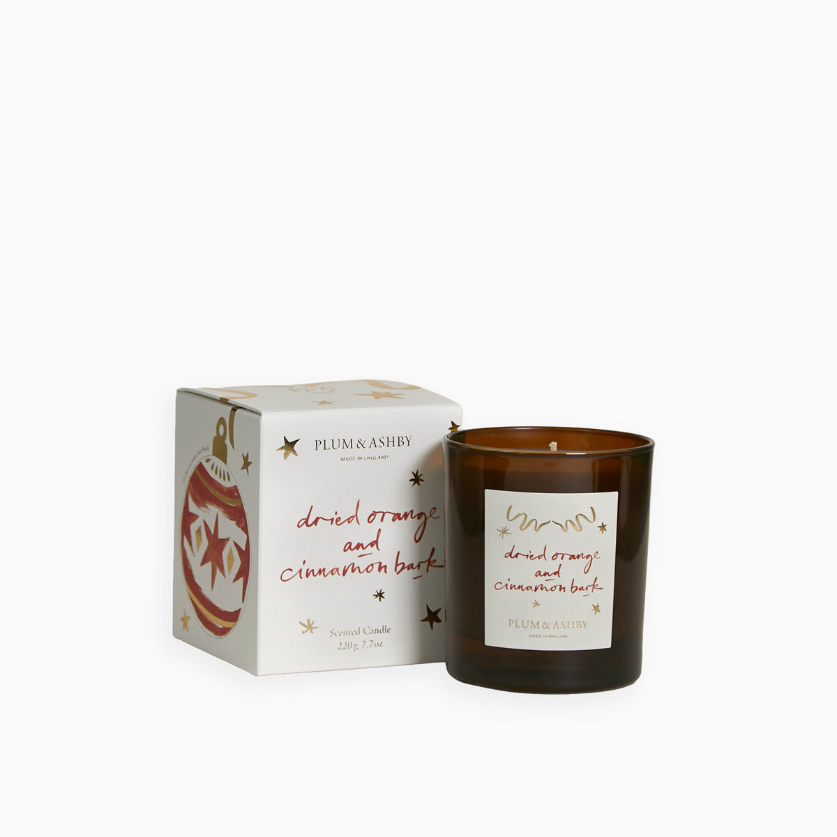 CANDLE-ORANGECBARK - Dried Orange and Cinnamon Bark Candle