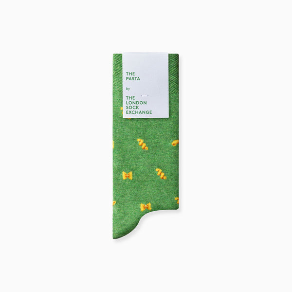 Socks-SING-PAST-GREE-712 - The Pasta Green Socks-The London Sock Exchange