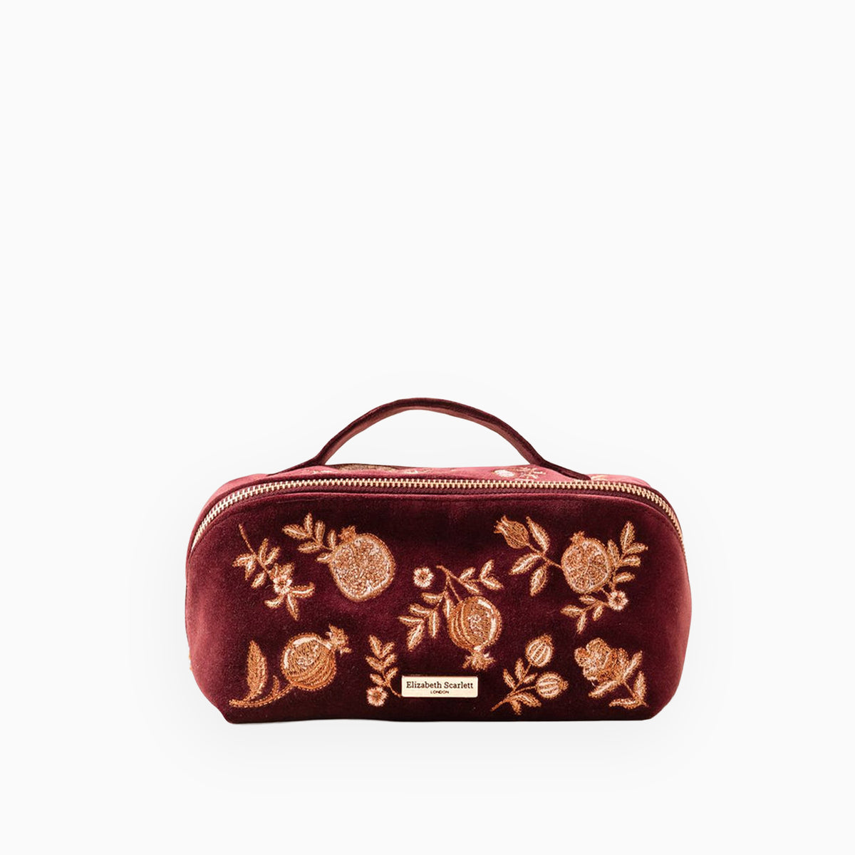 19532 - Golden Pomegranate Open Flat Makeup Bag
